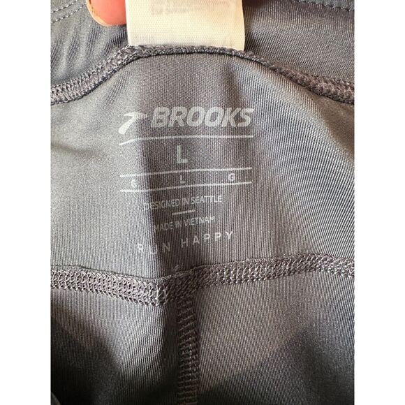 NWT Brooks Run Visible Tight Leggings Gray Reflective Size Large - Picture 11 of 11